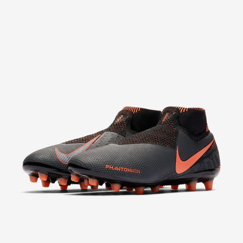 Kopačky Nike Phantom Vision Elite Dynamic Fit AG-PRO Panske Tmavo Siva | AB6355-761