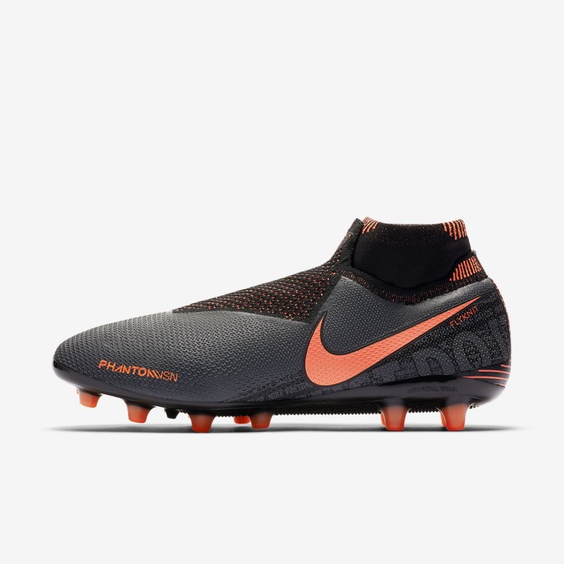 Kopačky Nike Phantom Vision Elite Dynamic Fit AG-PRO Panske Tmavo Siva | AB6355-761
