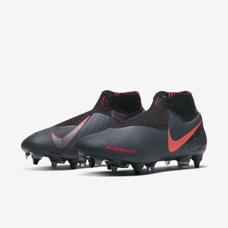 Kopačky Nike Phantom Vision Elite Dynamic Fit Anti-Clog SG-PRO Damske Tmavo Siva | BL1741-234