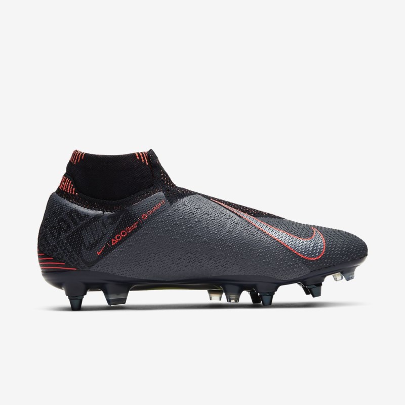 Kopačky Nike Phantom Vision Elite Dynamic Fit Anti-Clog SG-PRO Damske Tmavo Siva | BL1741-234