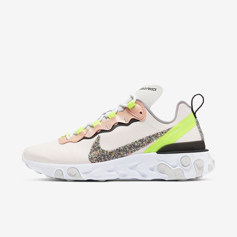 Tenisky Nike React Element 55 Premium Damske Svetlo Ruzove | OE8178-418
