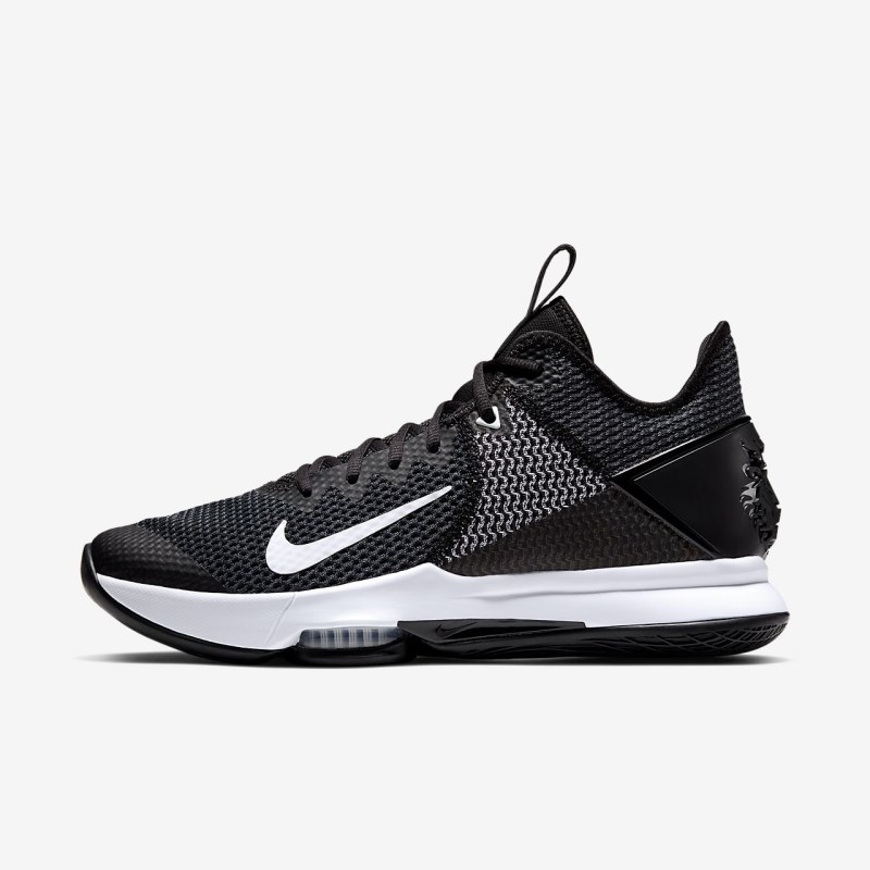 Basketbalove Tenisky Nike LeBron Witness 4 Panske Čierne | OJ0929-611
