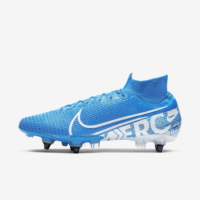 Kopačky Nike Mercurial Superfly 7 Elite SG-PRO Anti-Clog Traction Damske Modre | TL2713-168