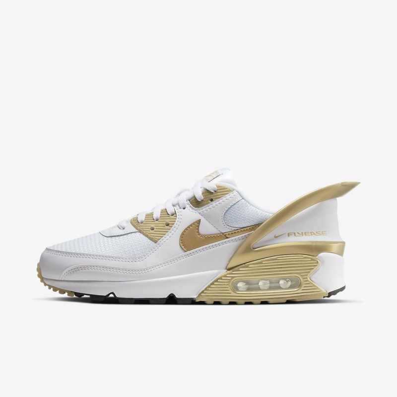 Tenisky Nike Air Max 90 FlyEase Damske Biele | MZ8981-550